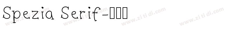 Spezia Serif字体转换